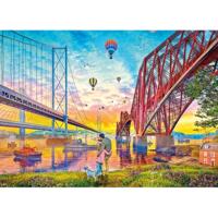 Three Bridges Crossing Puzzel 1000 Stukjes - thumbnail