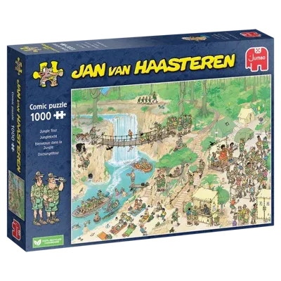 Jan van Haasteren - De Jungletocht Puzzel 1000 Stukjes Jan van Haasteren - De Jungletocht Puzzel 1000 Stukjes