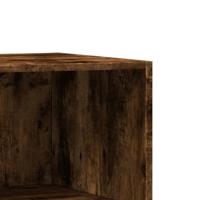Kledingkast 77x48x102 cm bewerkt hout gerookt eikenkleurig - thumbnail