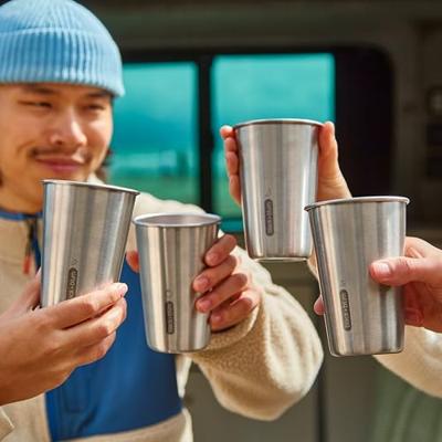 Black+Blum RVS-bekerset van 4