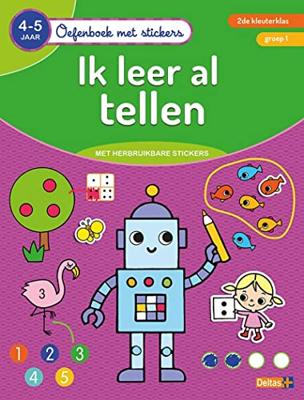 Oefenboek met stickers - Ik leer al tellen (4-5 j.) (Paperback)