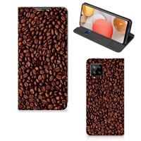 Samsung Galaxy A42 | Flip Style Cover | Koffiebonen - thumbnail