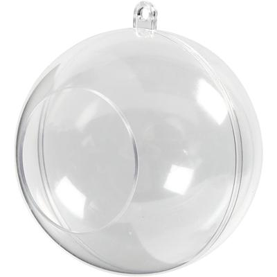 Creativ Company Deco ballen met opening, d 8 cm, gatgrootte 4,5 cm, 5 stuk/ 1 doos