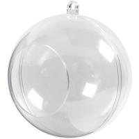 Creativ Company Deco ballen met opening, d 8 cm, gatgrootte 4,5 cm, 5 stuk/ 1 doos - thumbnail