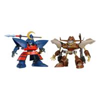Hao Taikei Ryu Knight Moderoid Plastic Model Kit Collection Series: 3 Hayatmaru & Delingar 10 cm - thumbnail
