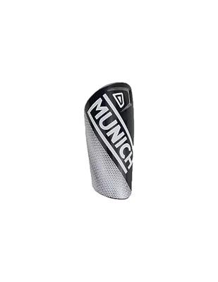 Voetbal Beenbeschermers Munich Ska Zwart Maat L