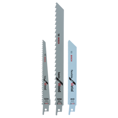 Bosch Accessoires Reciprozaagbladenset S 922 Ef, S 644 D, S 1111 K | 3-delig - 2609256715 Bosch Accessoires Reciprozaagbladenset S 922 Ef, S 644 D, S 1111 K | 3-delig - 2609256715
