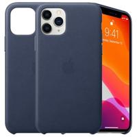 Apple leather case iPhone 11 Pro Midnight Blue - thumbnail