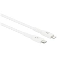 Manhattan 394505 USB-kabel USB-C stekker, Apple Lightning stekker 0.50 m Wit - thumbnail