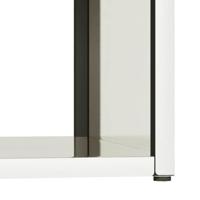 Brandhoutrek 40x40x40 cm roestvrij staal - thumbnail