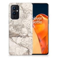 OnePlus 9 | TPU | Siliconen hoesje | Marmer Beige - thumbnail