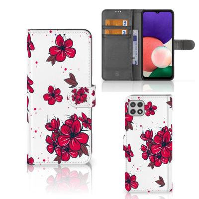Samsung Galaxy A22 5G Hoesje Blossom Red Samsung Galaxy A22 5G Hoesje Blossom Red