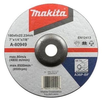 Makita Afbraamschijf 180x6,0mm metaal - A-80949 Makita Afbraamschijf 180x6,0mm metaal - A-80949