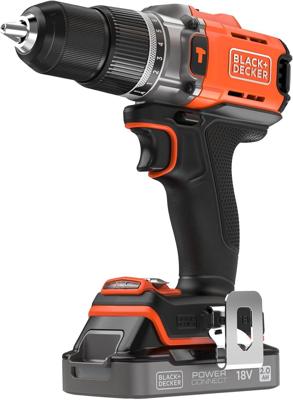 BLACK+DECKER BCD383D1XC Accu Schroef-/Klopboormachine | 18V | 1x 2.0Ah Accu - BCD383D1XC-QW BLACK+DECKER BCD383D1XC Accu Schroef-/Klopboormachine | 18V | 1x 2.0Ah Accu - BCD383D1XC-QW