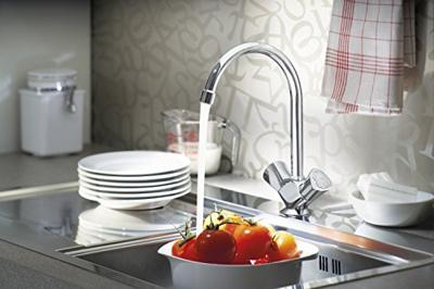 Grohe Costa-S keukenkraan met hoge uitloop chroom