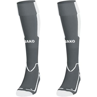 JAKO 3866 Kousen Lazio - Steengrijs/Wit - 3 (35-38)