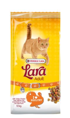 Versele-Laga Lara Adult met kalkoen en kip kattenvoer 2 x 10 kg