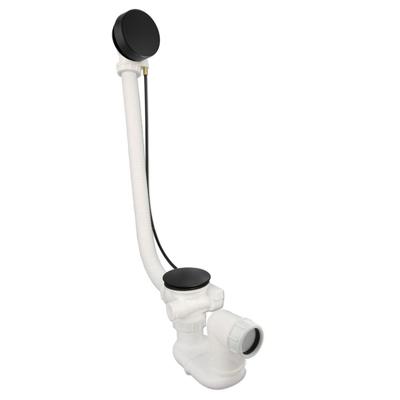 Badafvoer-overloopcombinatie Xenz Mat Zwart Badafvoer-overloopcombinatie Xenz Mat Zwart