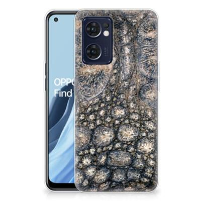 OPPO Reno 7 5G | Find X5 Lite | TPU Hoesje | Krokodillenprint