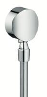 Hansgrohe FixFit S slangaansluitknie met kogelscharnier Chroom - thumbnail
