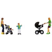 NOCH 15584 H0 Moeders met kinderen figuren Geverfd - thumbnail