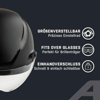 Olympic Sportswear Alpina sports urban helm altona 57-62 mat zwart - thumbnail