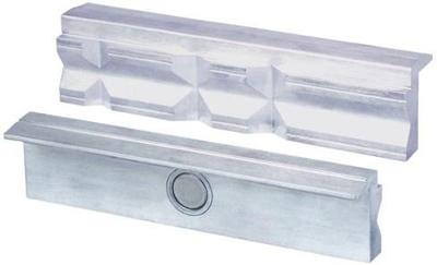 Heuer Beschermbek voor bankschroef | voor bekbreedte 120 mm | prisma's | aluminium | 1 paar - 109120 - 109120