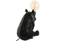 Bureaulamp Home ESPRIT Zwart Hars 50 W 220 V 35 x 21,7 x 29 cm - thumbnail