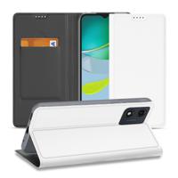 Stand Case Hoesje voor de Motorola Moto E13 4G Wit met Pashouder - thumbnail