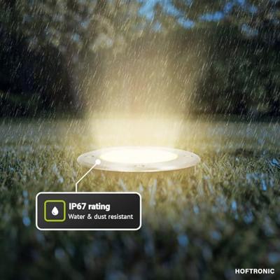 Lilly LED Grondspot - Dimbaar - Kantelbaar - GU10 fitting - Rond - IK10 - Tuinspot - Oprit - RVS - IP67 waterdicht - thumbnail