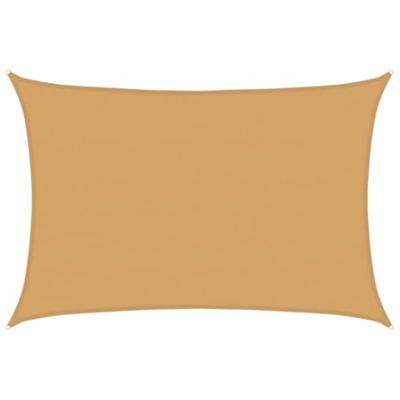 VidaXL Zonnezeil 160 g/m² rechthoekig 5x7 m hdpe zandkleurig VidaXL Zonnezeil 160 g/m² rechthoekig 5x7 m hdpe zandkleurig