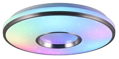 Trio RGB plafondlampRealta met afstandsbediening - R64401005