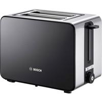 Bosch Haushalt TAT7203 Broodrooster Met geïntegreerde broodopzet RVS, Zwart - thumbnail