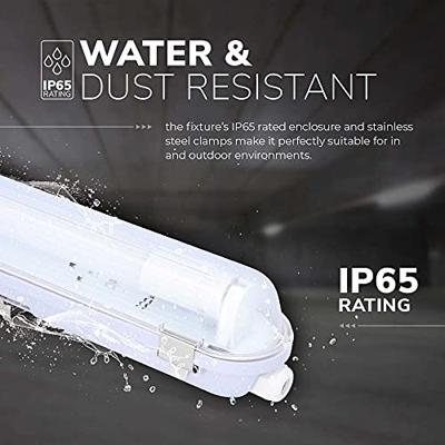 LED TL armatuur 60cm - T8 (G13) - 9W 990 lumen (110lm/W) - 4000K neutraal wit(840) - Koppelbaar - Flikkervrij - IP65 Waterdicht - LED TL Lamp LED TL armatuur 60cm - T8 (G13) - 9W 990 lumen (110lm/W) - 4000K neutraal wit(840) - Koppelbaar - Flikkervrij - IP65 Waterdicht - LED TL Lamp