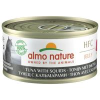 Almo Nature HFC Natural kattenvoer in gelei tonijn & inktvis 70g - thumbnail