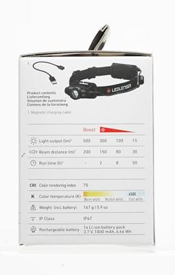Ledlenser H5R Core Hoofdlamp LED werkt op een accu 300 lm 50 h