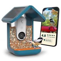 Bird Buddy Slim Pro Vogelhuisje met camera en zonnepanelen blauw - Camera in nestkast - thumbnail
