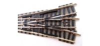 N Fleischmann Piccolo (met ballastbed) 9157 Driewegwissel 111 mm 15 ° 1 stuk(s) - thumbnail