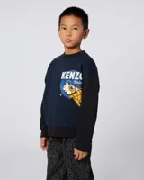 Kenzo Cosmic Fun Sweater Kids Donkerblauw - Maat 7/8 jaar - Kleur: Donkerblauw | Soccerfanshop - thumbnail