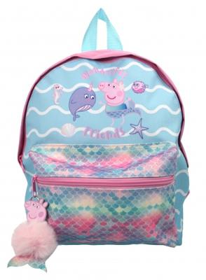 Nickelodeon rugzak Zeemeermin Peppa Pig 8 liter blauw/roze Nickelodeon rugzak Zeemeermin Peppa Pig 8 liter blauw/roze