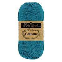 Scheepjes Catona - 10g - 400 Petrol Blue - Haakgaren / Breigaren - thumbnail
