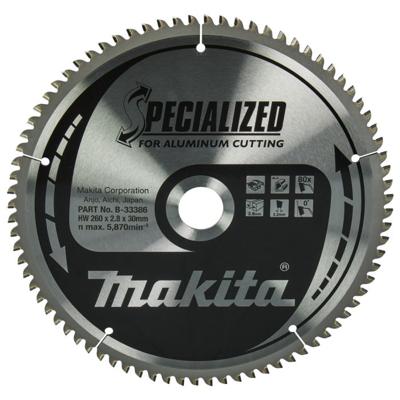 Makita Accessoires Tafelzaagblad Aluminium 260X30X2,8 80T 0G - B-33386
