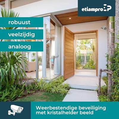 Analoge camera waterdicht cilindrisch 750 tv-lijnen Velleman - Velleman