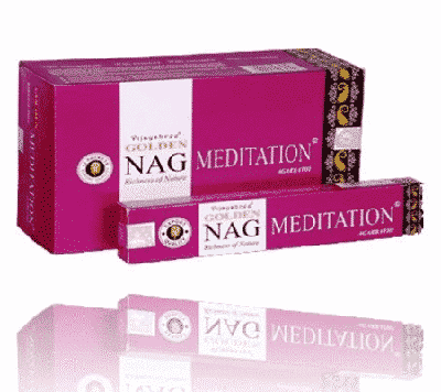 Golden Nag Wierook Meditation (12 pakjes) Golden Nag Wierook Meditation (12 pakjes)