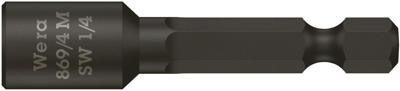 Wera 869/4 M 05060429001 Dopsleutel-machinebit Aandrijving 1/4 (6.3 mm) 50 mm 1 stuk(s) Wera 869/4 M 05060429001 Dopsleutel-machinebit Aandrijving 1/4 (6.3 mm) 50 mm 1 stuk(s)