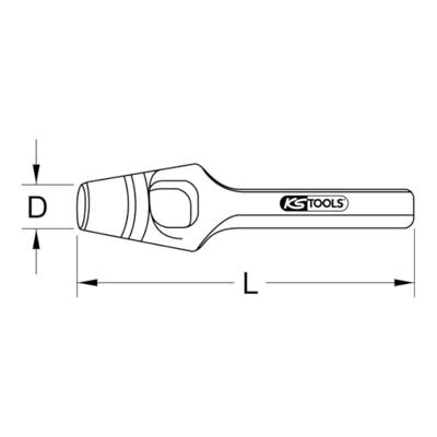 KS Tools 1292002 Holpijp 2 mm
