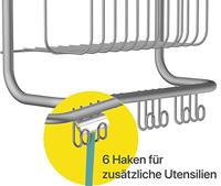 EISL wandrek 30,5x13x62 cm matzilverkleurig - thumbnail