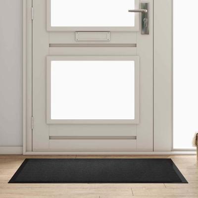 Deurmat Antraciet 80 x 120 cm Teddy Stof