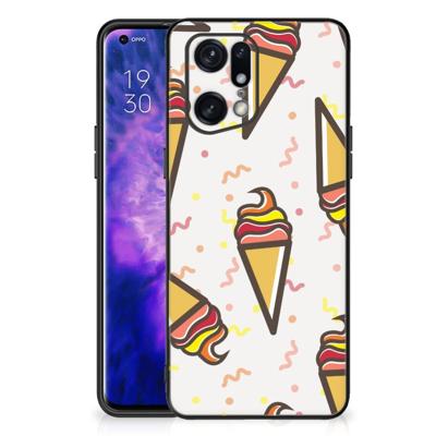 OPPO Find X5 Pro Back Cover Hoesje Icecream OPPO Find X5 Pro Back Cover Hoesje Icecream