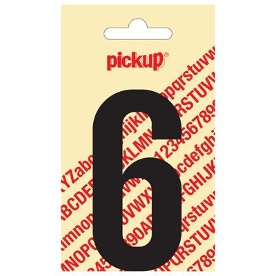 Plakcijfer Nobel Sticker cijfer 6 Pickup - Pickup